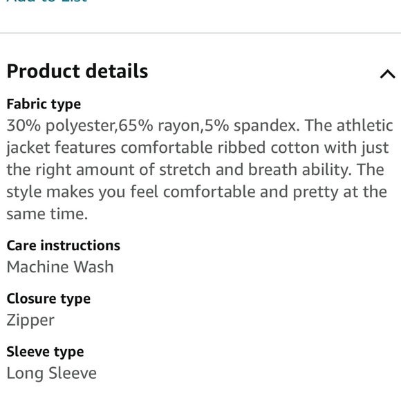 NWT Amazon zip up sweater - Picture 3 of 10